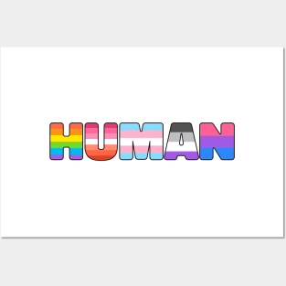 LGBT Human Pride Posters and Art